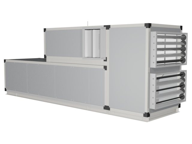 Infografía climatizador mod. 2010. Vista exterior trasera derecha.