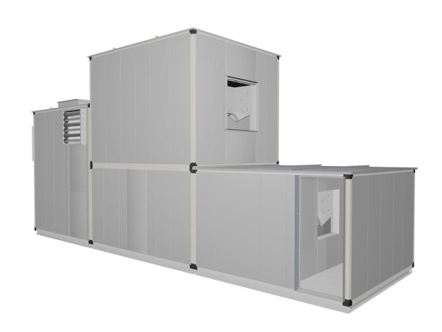 Infografía climatizador mod. 2022-2. Vista exterior trasera derecha.