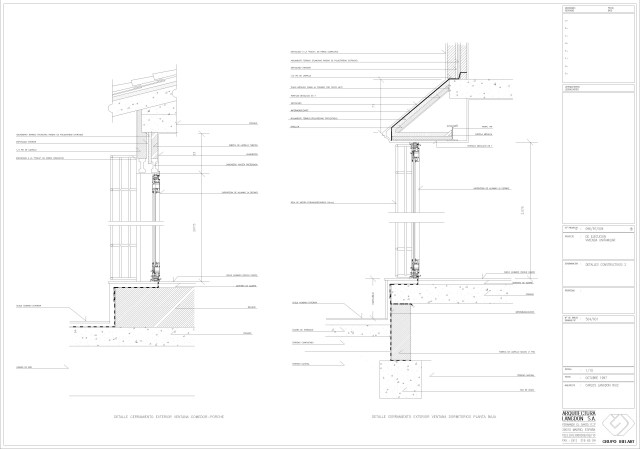 Arquitectura. Detalles constructivos 1